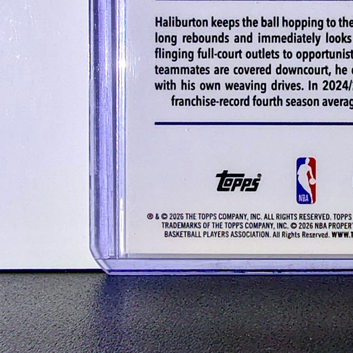 Tyrese Haliburton 2025-26 NBA Topps Chrome Update X-Fractor #18 Card Pacers