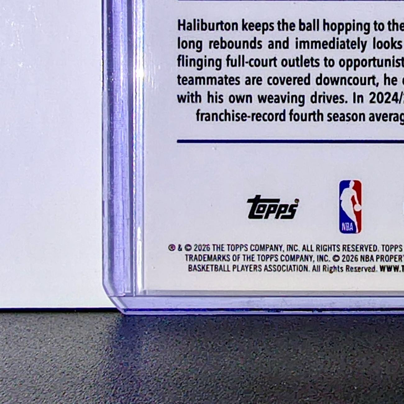 Tyrese Haliburton 2025-26 NBA Topps Chrome Update X-Fractor #18 Card Pacers