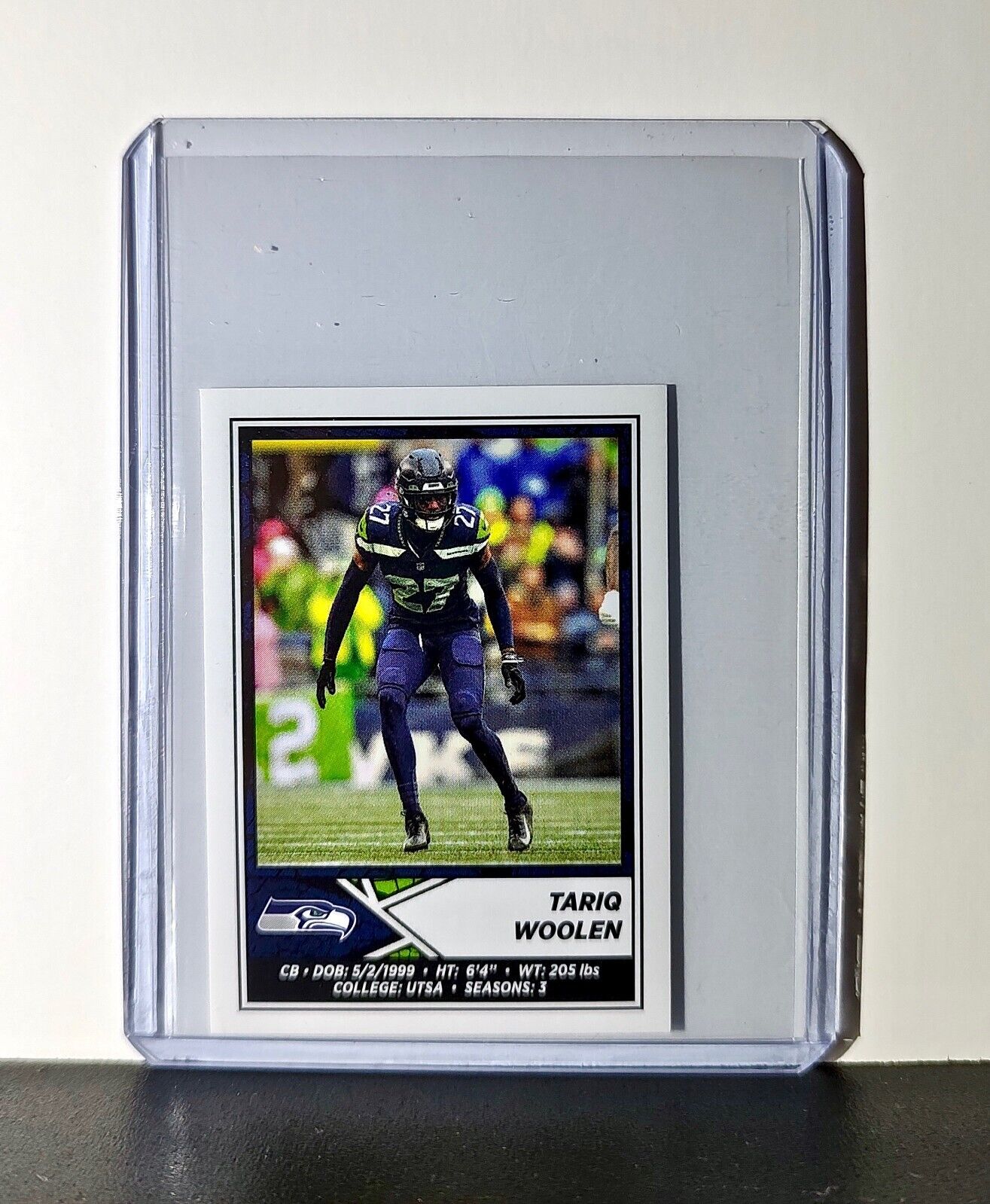 Tariq Woolen 2024 Panini NFL Sticker #550 Seattle Seahawks