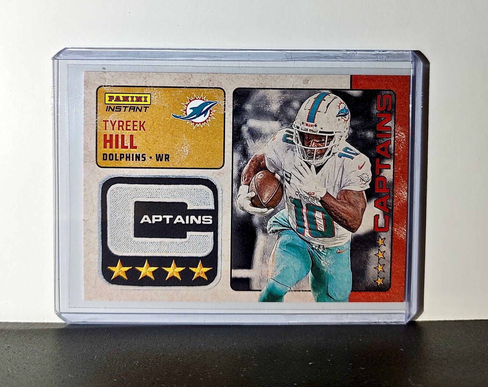 Tyreek Hill 2024 Panini Captains NFL #18 Card Miami Dolphins 1/351