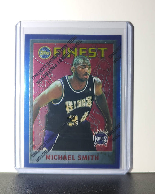 Michael Smith 1995-96 Topps Finest NBA #191 Card Sacramento Kings