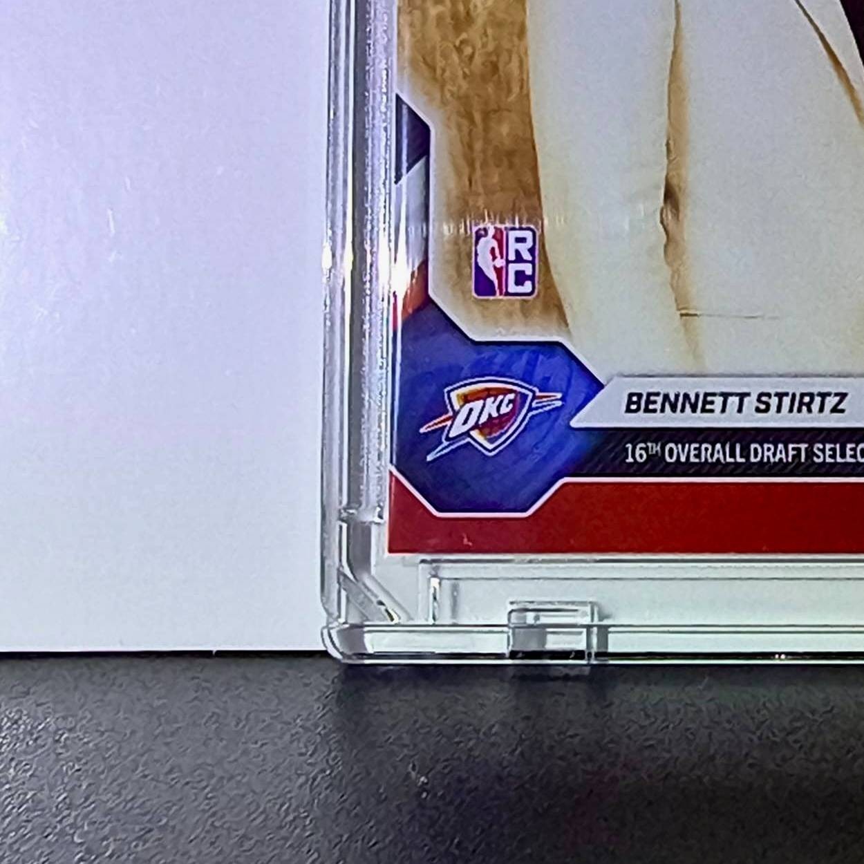 Bennett Stirtz Rookie 2026-27 Topps NBA Draft #BSTI Red Foil 1/5 Card OC Thunder
