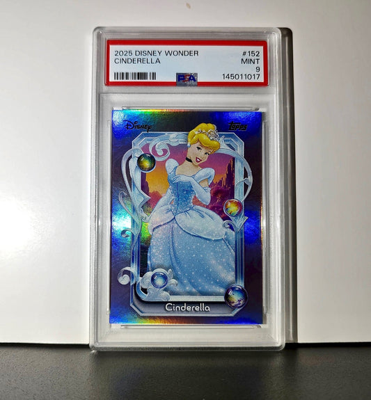 Cinderella 2025 Topps Disney Cartoon Princess #152 Card Cinderella PSA 9 MT