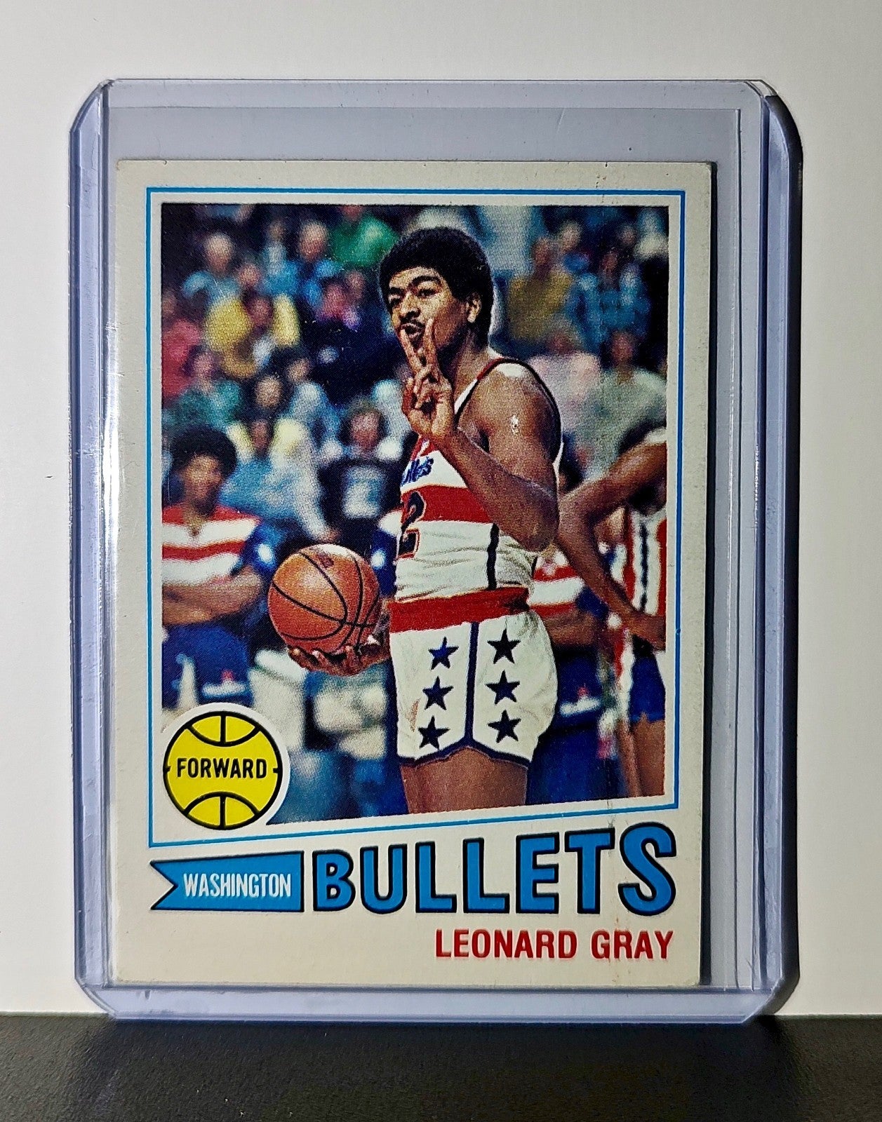 Leonard Gray 1977 Topps NBA #7 Card Washington Wizards