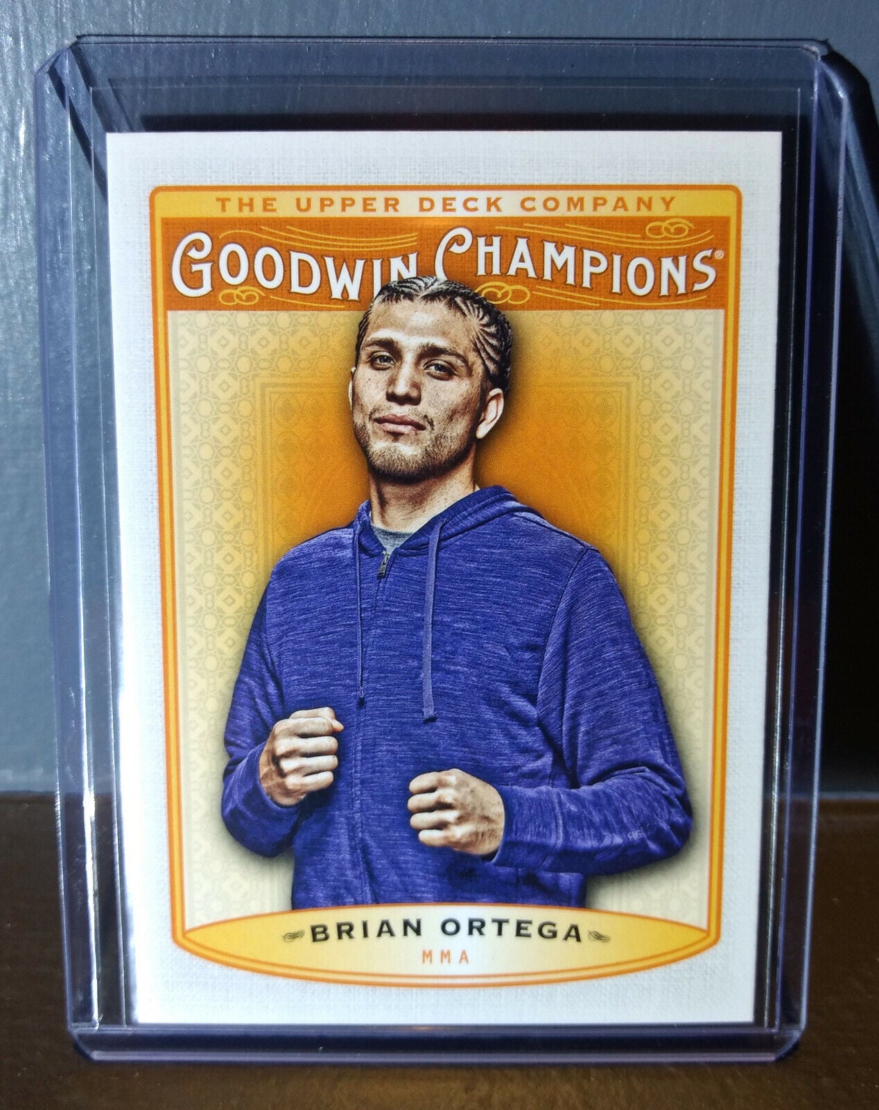 2019 Upper Deck Goodwin Champions Brian Ortega #8 Mixed Martial Arts Card 