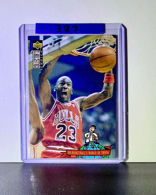 Michael Jordan 1994-95 Upper Deck Collector's Choice #402 Card Chicago Bulls