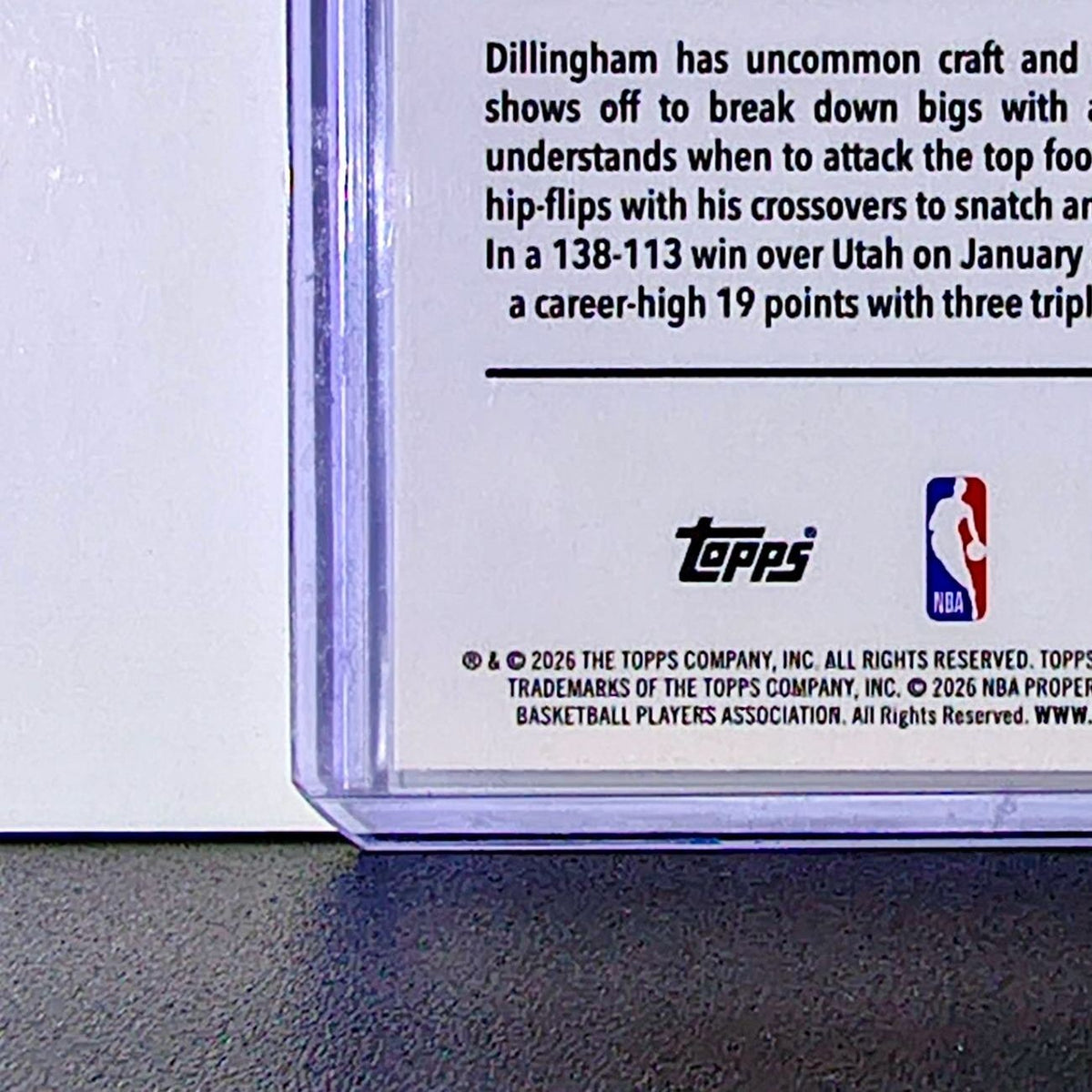 Rob Dillingham 2025-26 NBA Topps Chrome Update #105 Card Minnesota Timberwolves