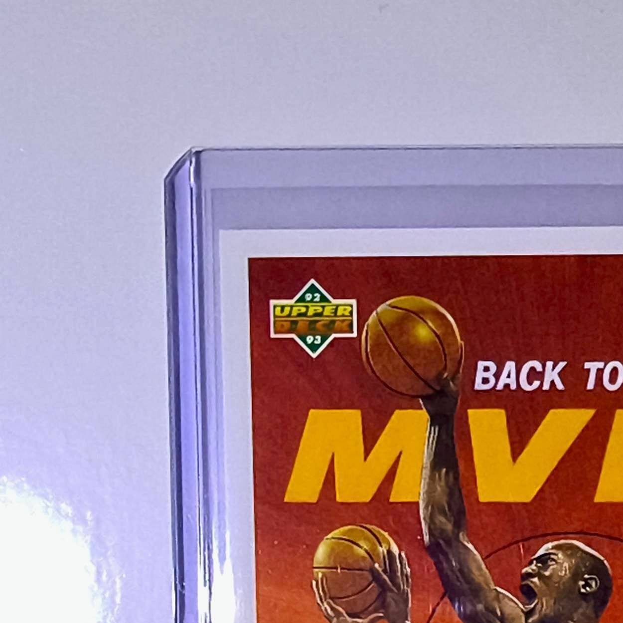 Michael Jordan 1992-93 Upper Deck Back to Back MVP #67 Card Chicago Bulls