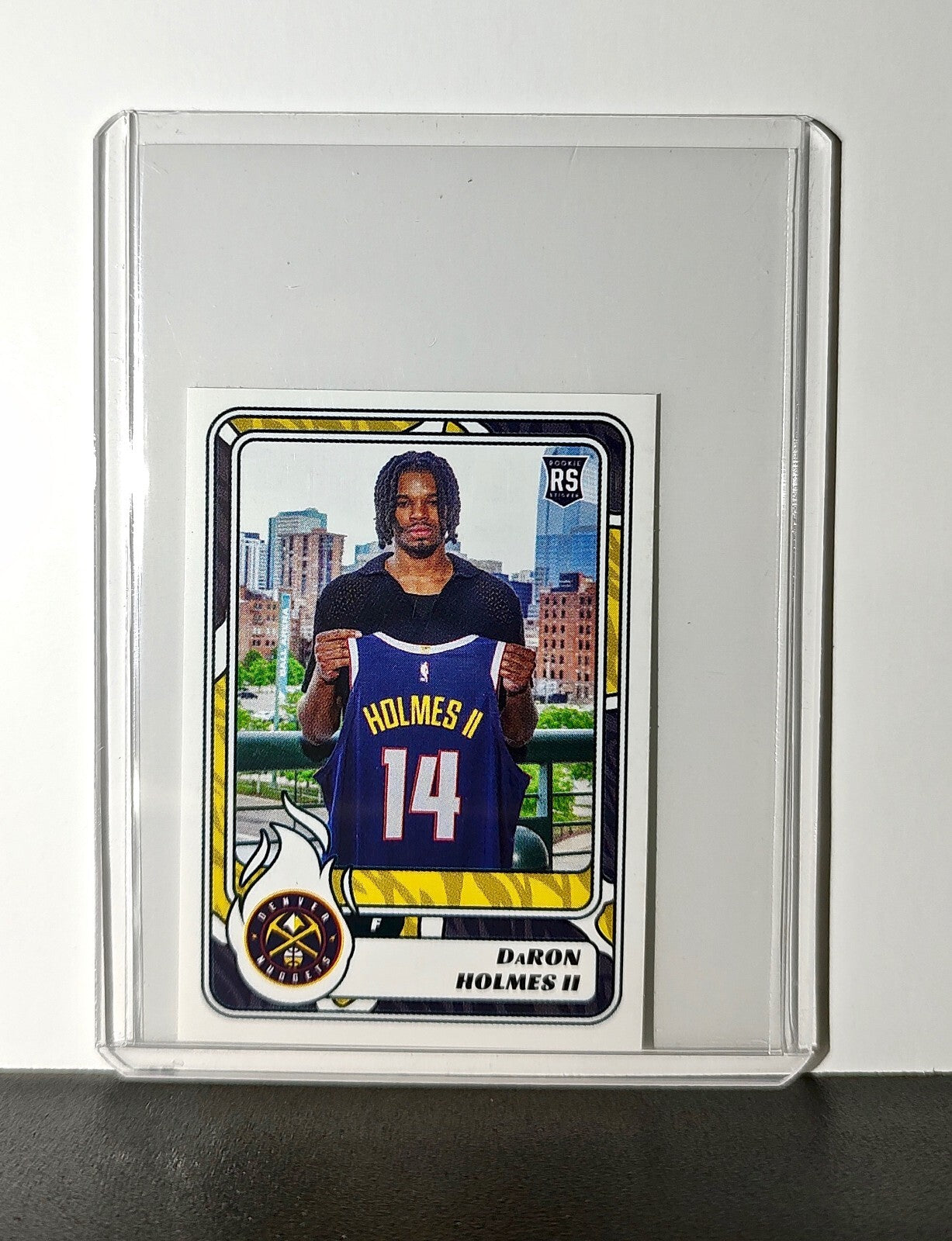 Daron Holmes II Rookie 2024-25 Panini NBA #317 Sticker Card Denver Nuggets