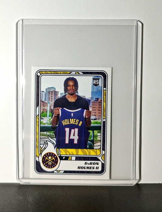 Daron Holmes II Rookie 2024-25 Panini NBA #317 Sticker Card Denver Nuggets