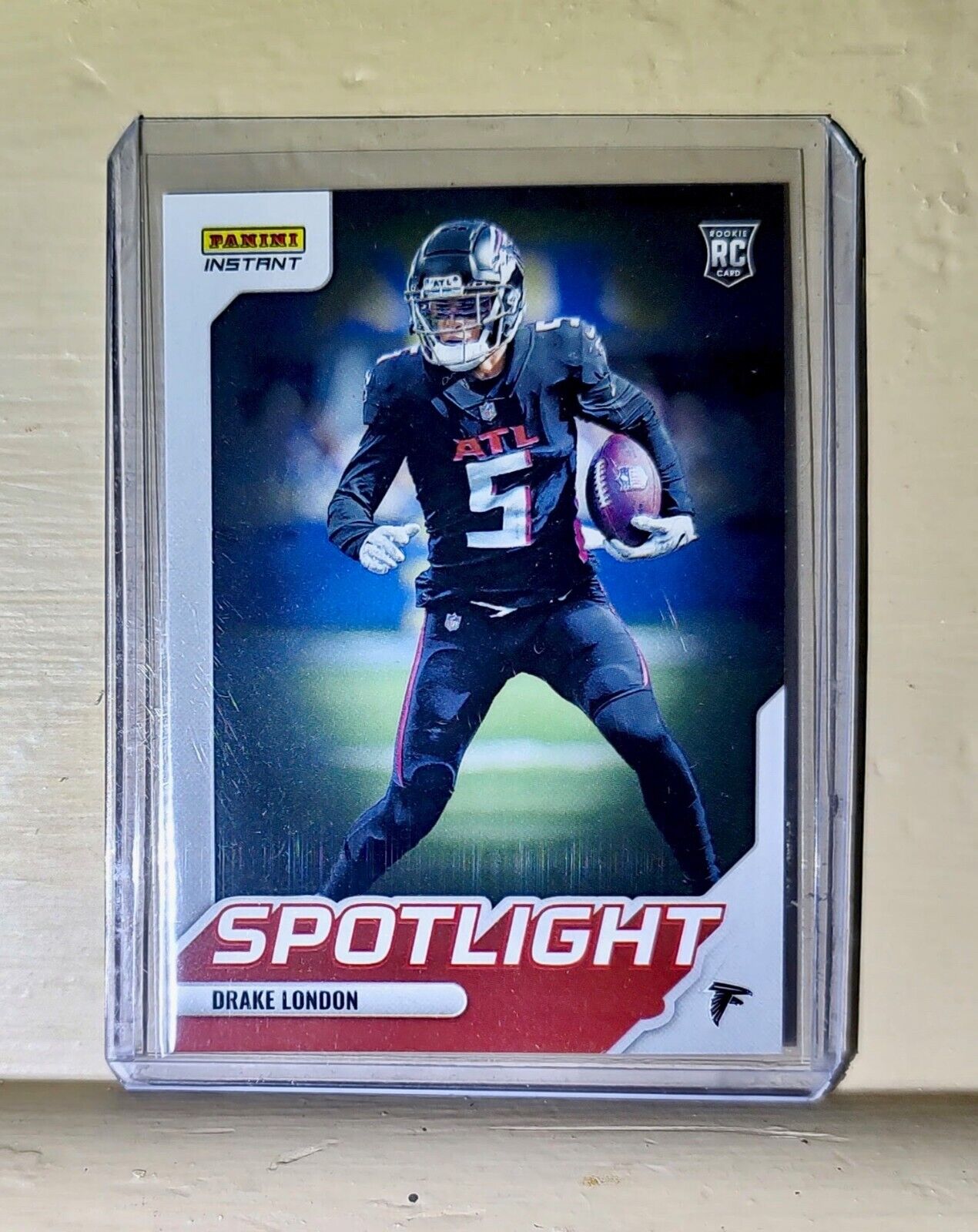 Drake London 2022 NFL Panini #4 Spotlight Rookie Football Card 1/603