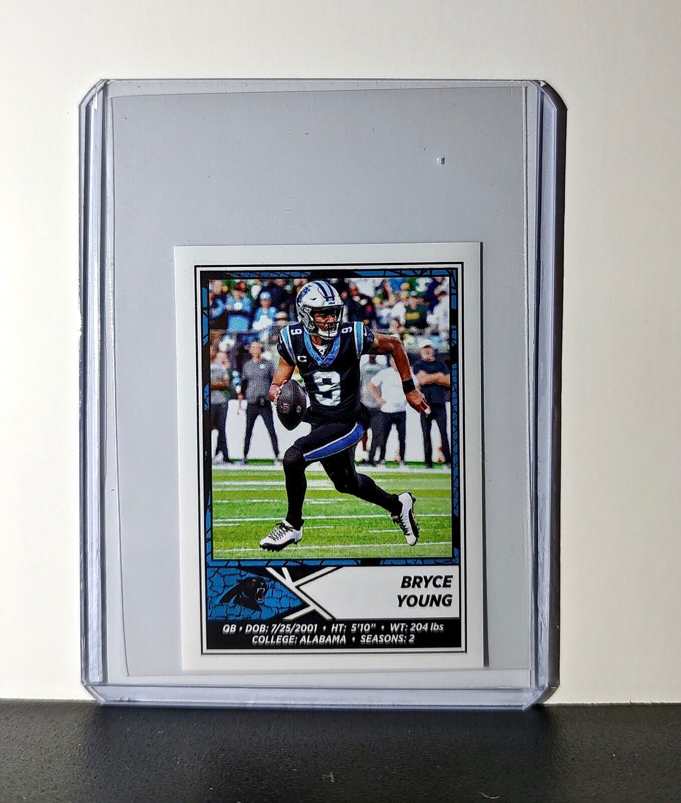 Bryce Young 2024 Panini NFL Sticker #443 Carolina Panthers