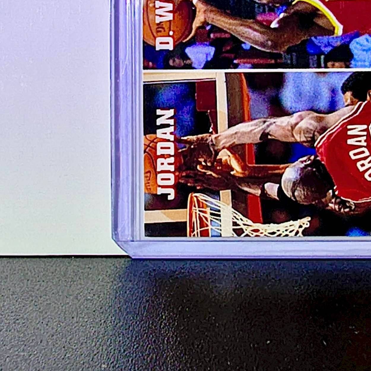 Michael Jordan Wilkins Malone 1993-94 NBA Hoops League Leaders #283 Card Bulls
