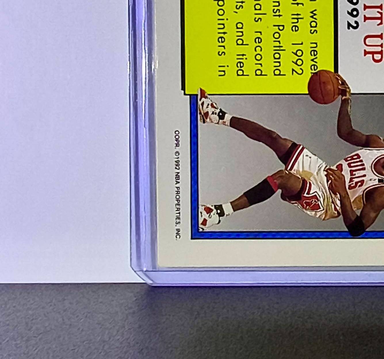 Michael Jordan 1992-93 Topps Highlight #3 Basketball Card Chicago Bulls