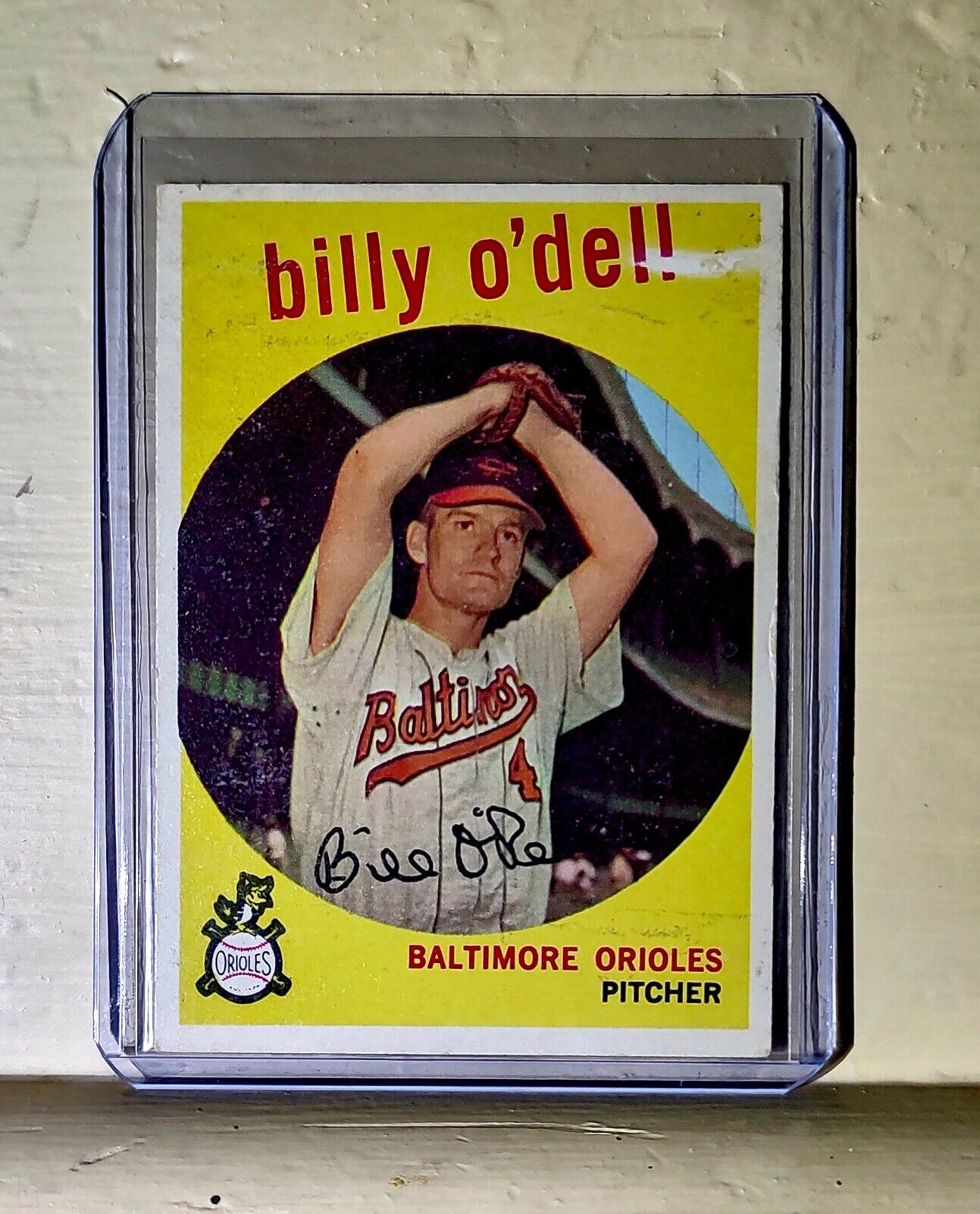 1959 Bill O'del Topps Baseball Card #250