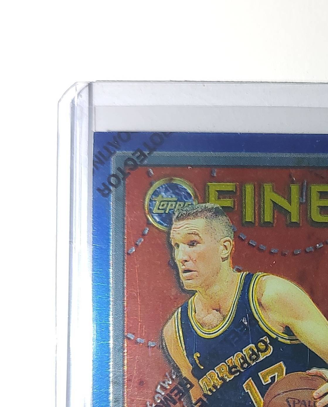 Chris Mullin 1995-96 Topps Finest NBA #246 Card Warriors