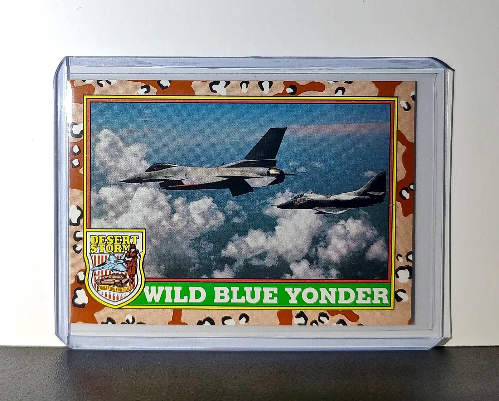 Wild Blue Yonder 1991 Topps Desert Storm #30 Card