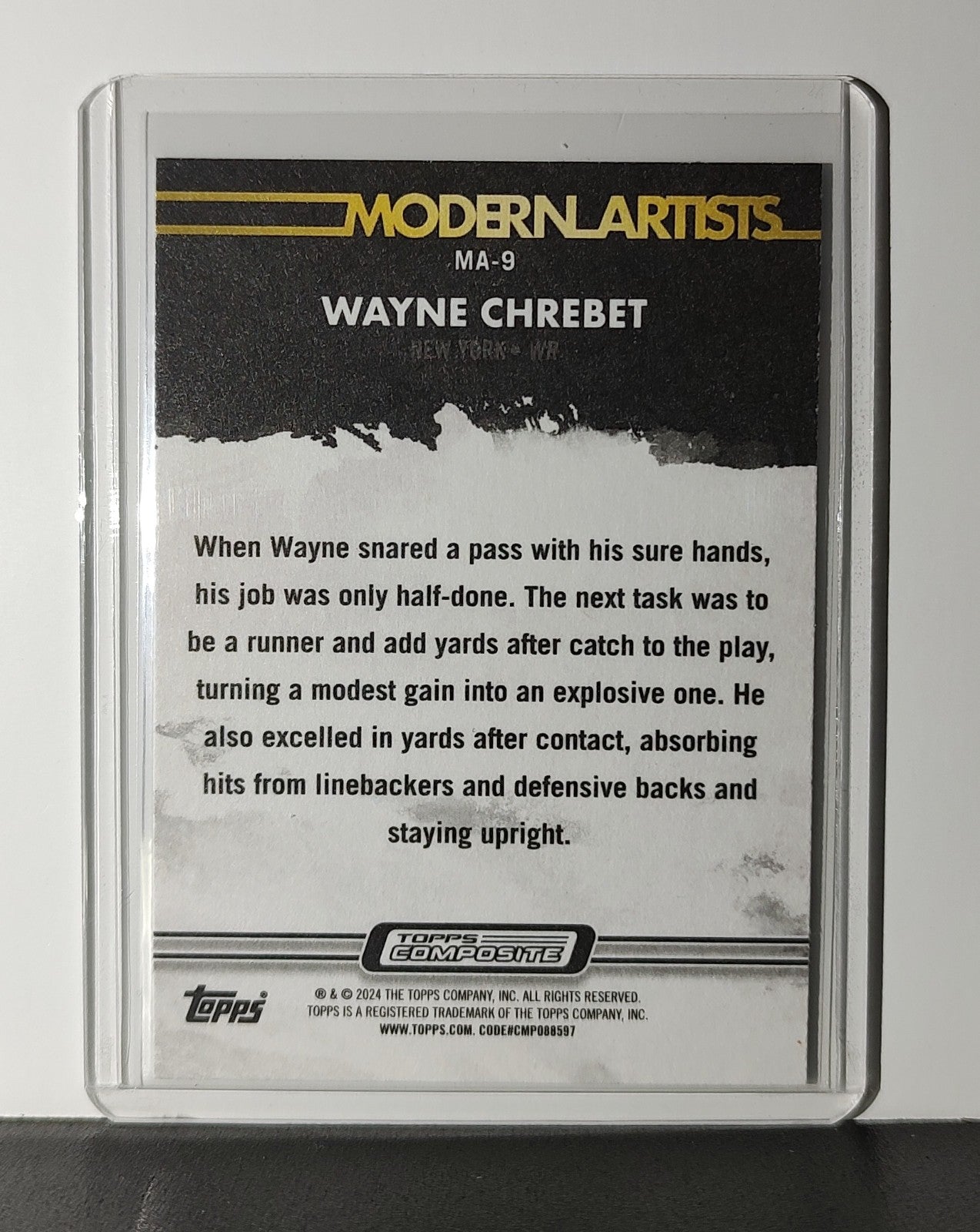 Wayne Chrebet 2023 Topps Gallery Modern Artists NFL #MA-9 Card New York Jets