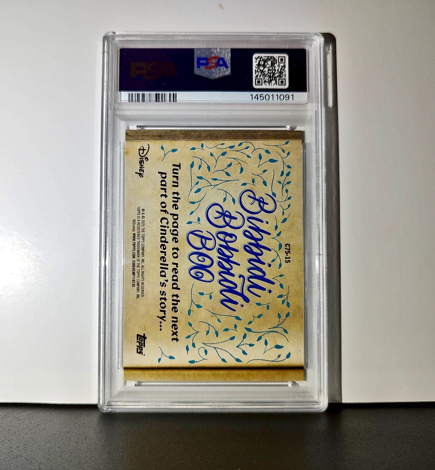 The King fumes! 2025 Topps Disney #C75-15 PSA 10 Gem Mint
