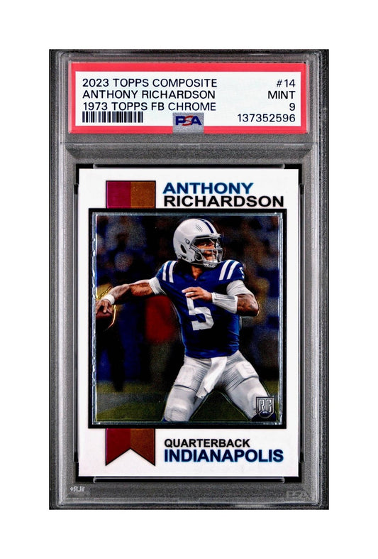 Anthony Richardson 2023 Topps #1973-14 Card Indianapolis Colts PSA 9 Mint