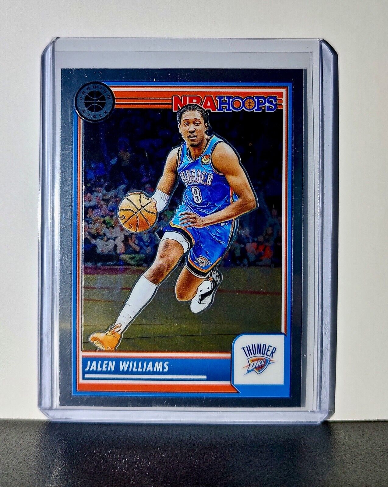 Jalen Williams 2023-24 Panini Premium Stock NBA Hoops #117 Card OC Thunder