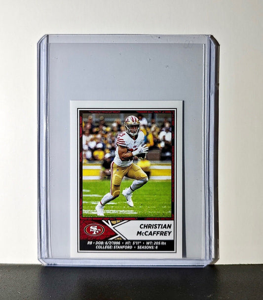 Christian McCaffrey 2024 Panini NFL Sticker #524 San Francisco 49ers