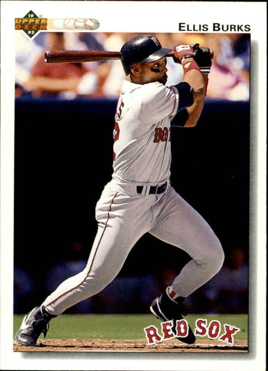 Ellis Burks 1992 Upper Deck MLB #525 Baseball Card Boston Red Sox