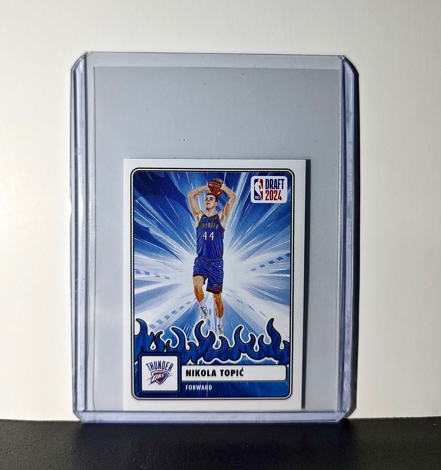 Nikola Topić Rookie Draft 2024-25 Panini NBA #90 Sticker Oklahoma City Thunder