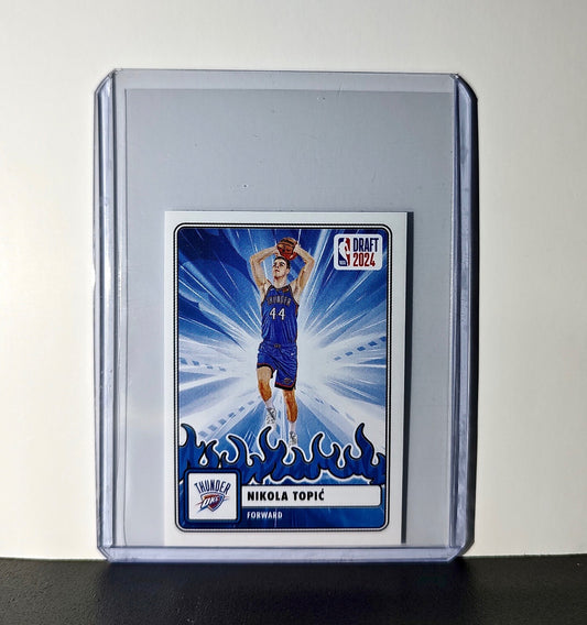 Nikola Topić Rookie Draft 2024-25 Panini NBA #90 Sticker Oklahoma City Thunder