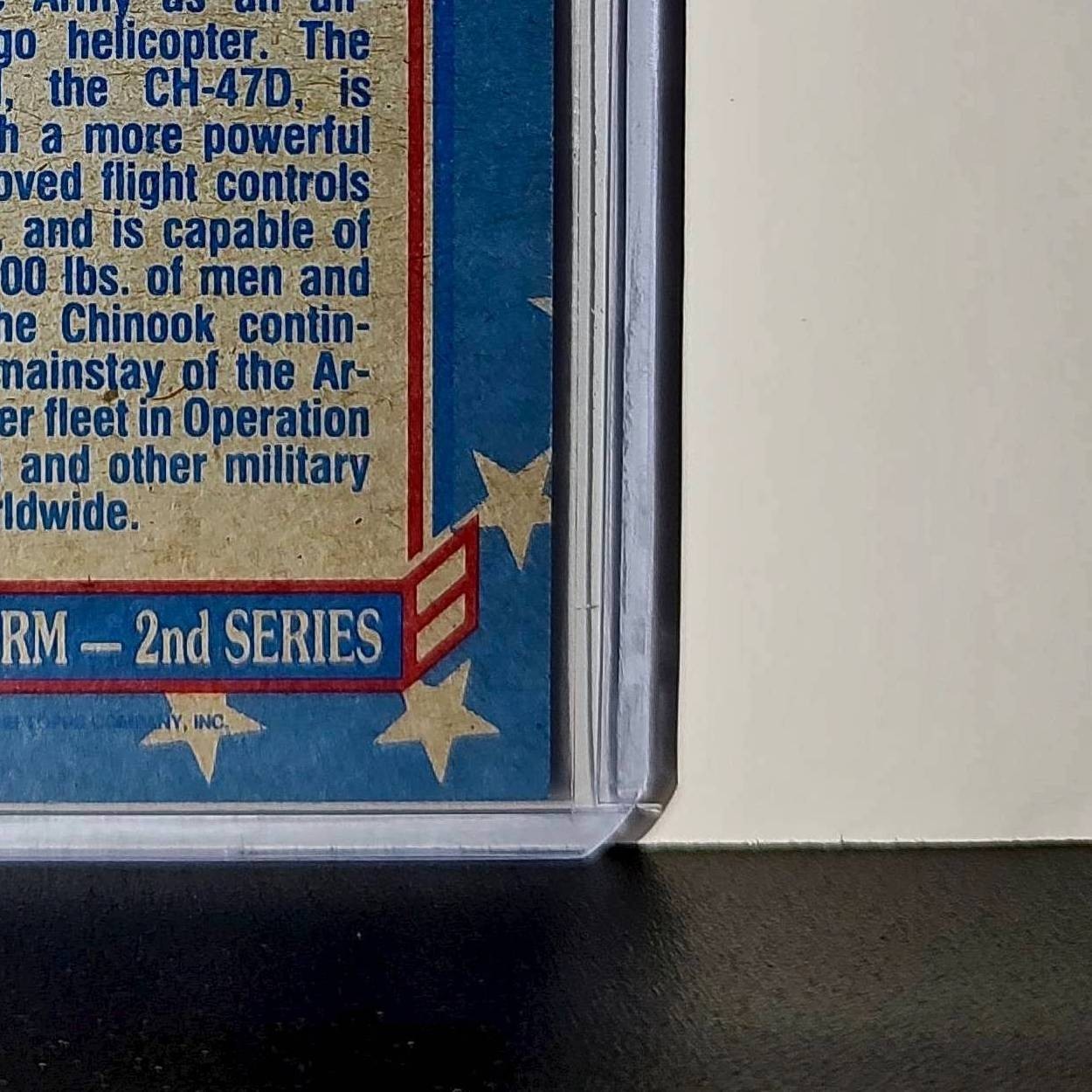 CH-47 Chinook 1991 Topps Desert Storm #125 Card
