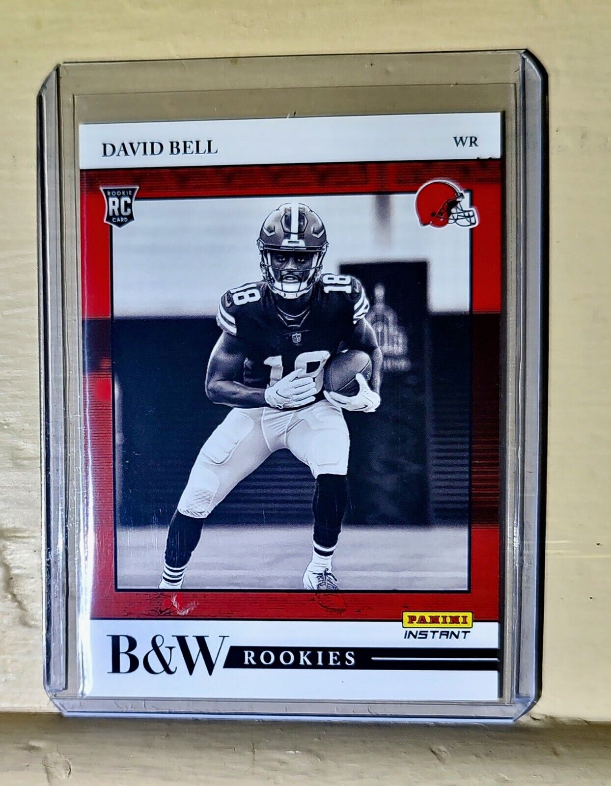 David Bell 2022 Panini NFL Black & White Rookies #30 Football Card 1 of 649