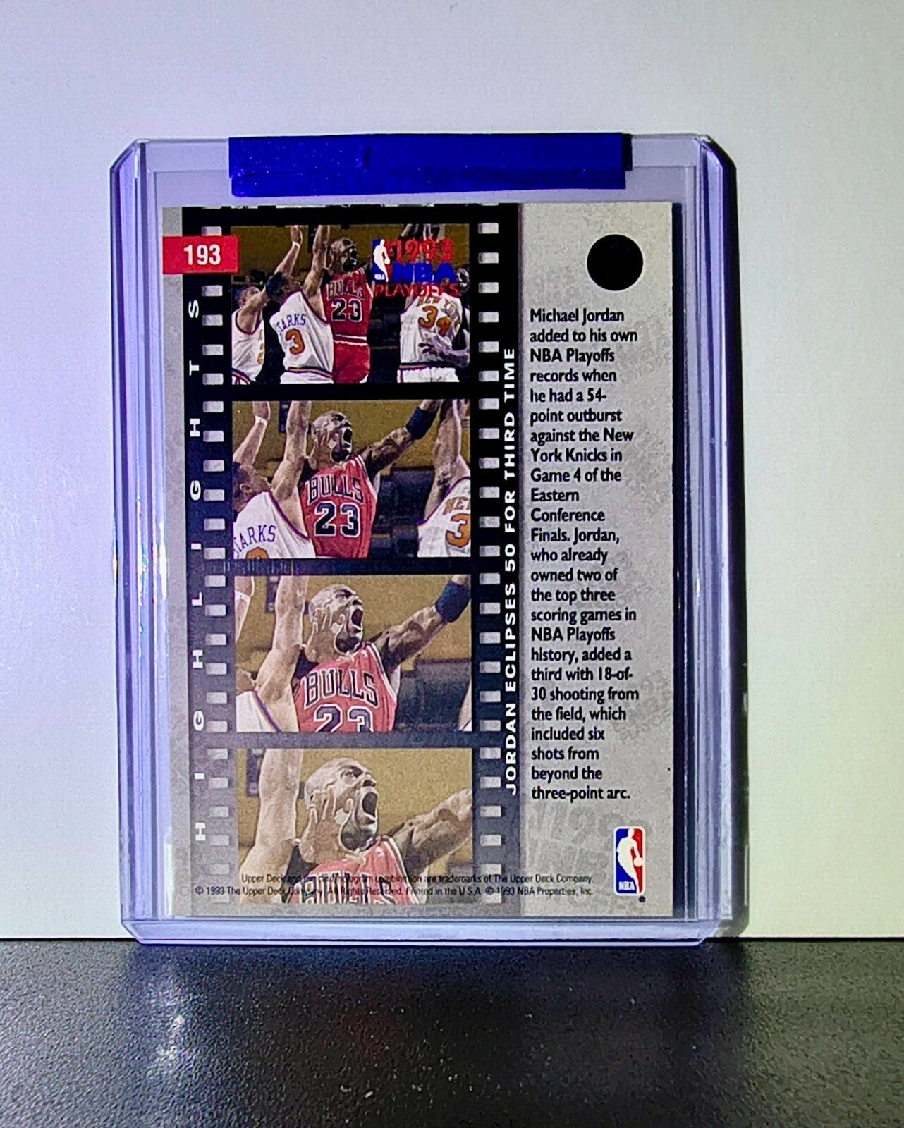 Michael Jordan 1993-94 Upper Deck #193 Basketball Card Chicago Bulls