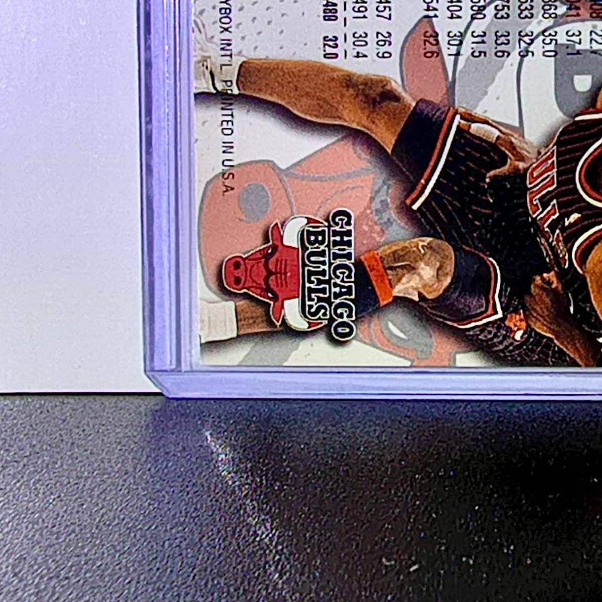 Michael Jordan 1996-97 Fleer #13 Basketball Card Chicago Bulls