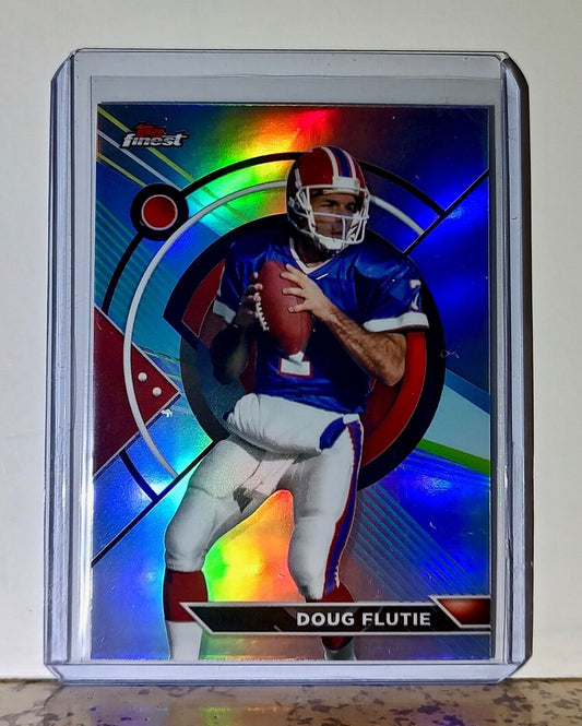 Doug Flutie 2023 Topps Finest Refractor NFL #157 Football Card Buffalo Bills