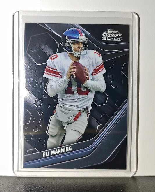 Eli Manning 2023 Topps Chrome Black NFL #134 Card New York Giants