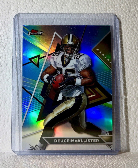 Deuce McAllister 2023 Topps Finest Refractor NFL #217 Football Card Saints