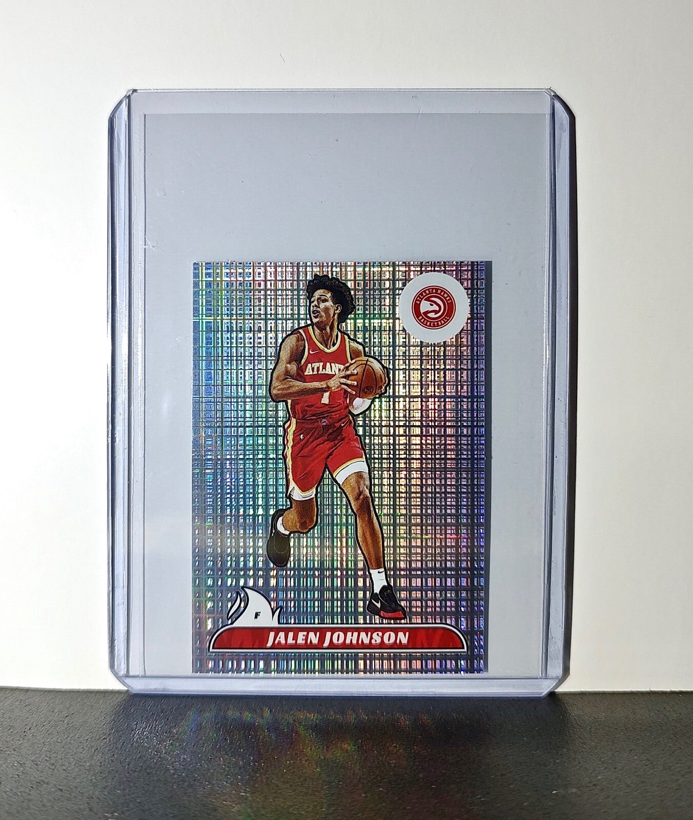 Jalen Johnson 2024-25 Panini NBA #111 Sticker Card Atlanta Hawks