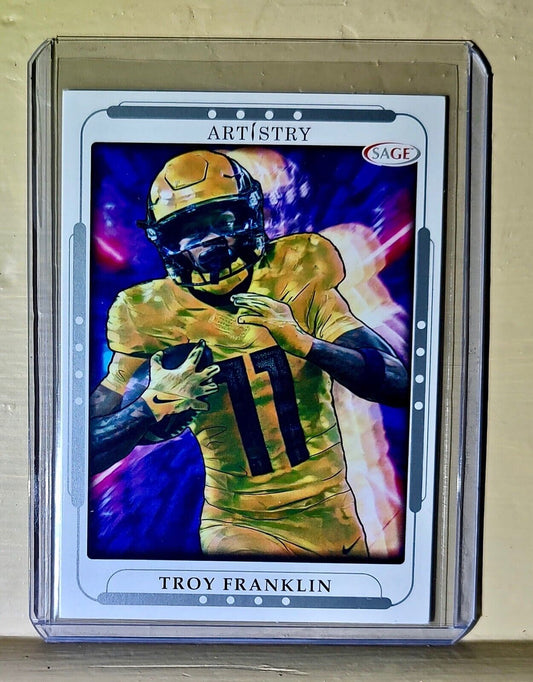 Troy Franklin 2023 SAGE Artistry Football #114 Card