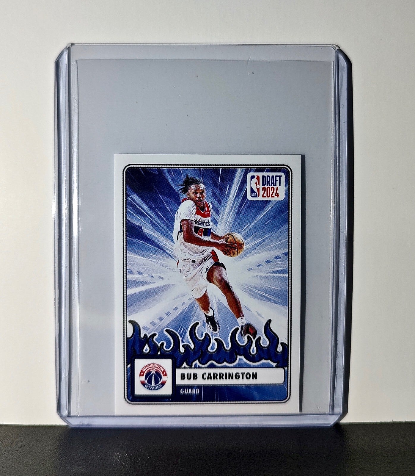 Bub Carrington Rookie Draft 2024-25 Panini NBA #92 Sticker Washington Wizards