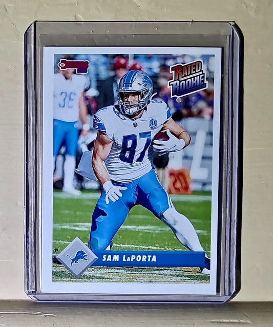 Sam LaPorta 2023 Panini NFL Rated Rookie Retro #21 Football Card Lions 1/629