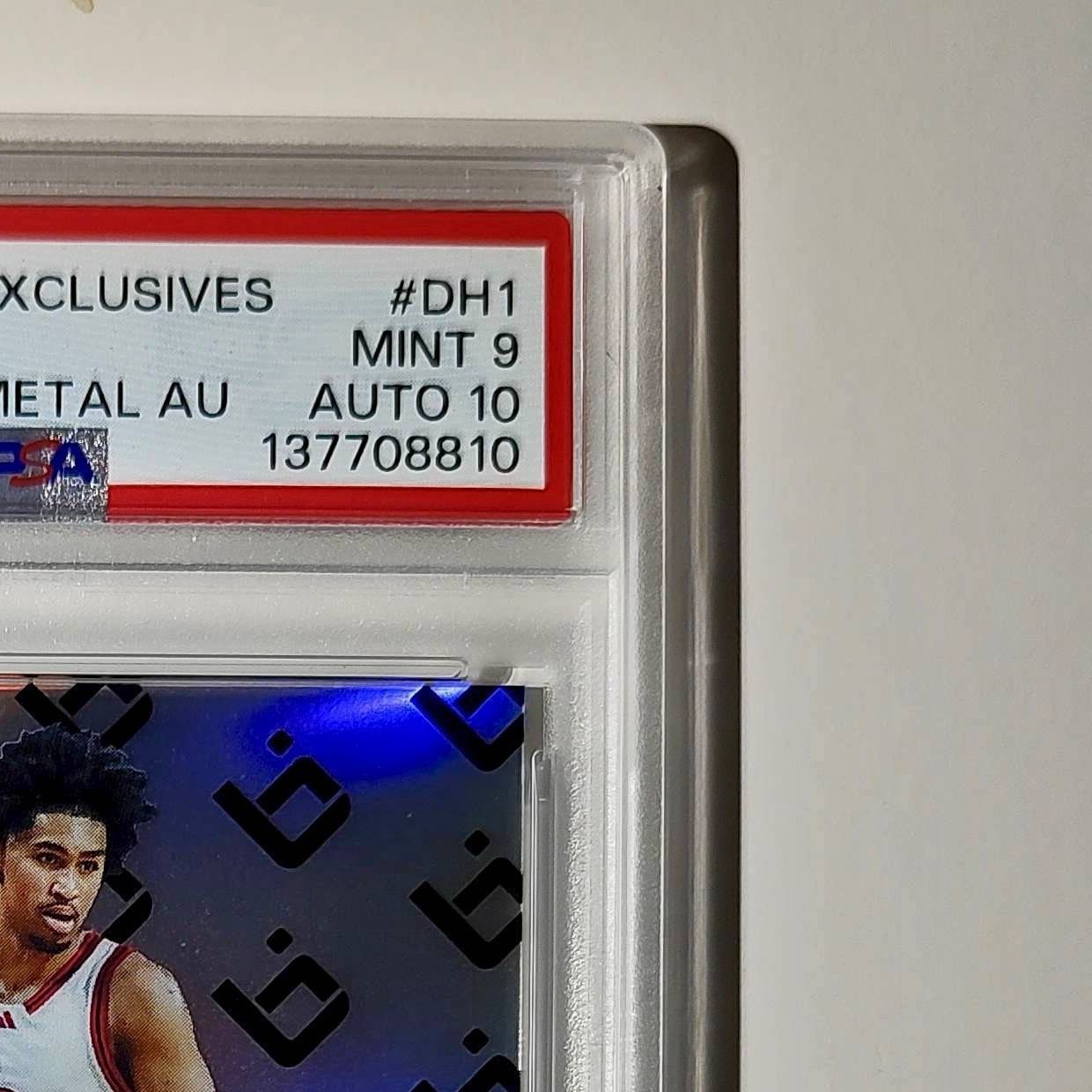 Dylan Harper 2025 Leaf Metal #BILA-DH1 Refractor PSA 9 Auto 10