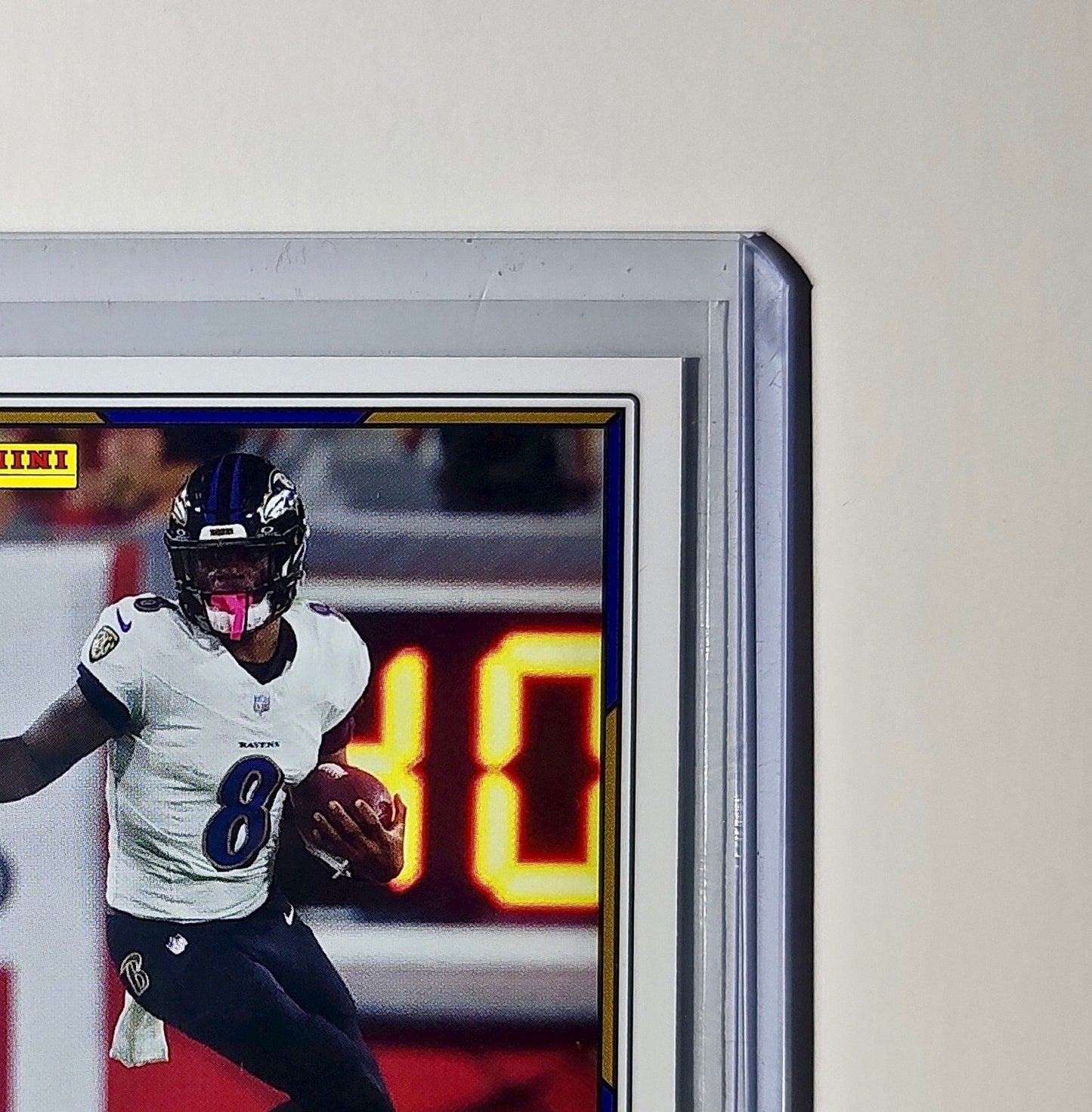 Lamar Jackson 2025 Panini NFL #38 Sticker Card Baltimore Ravens