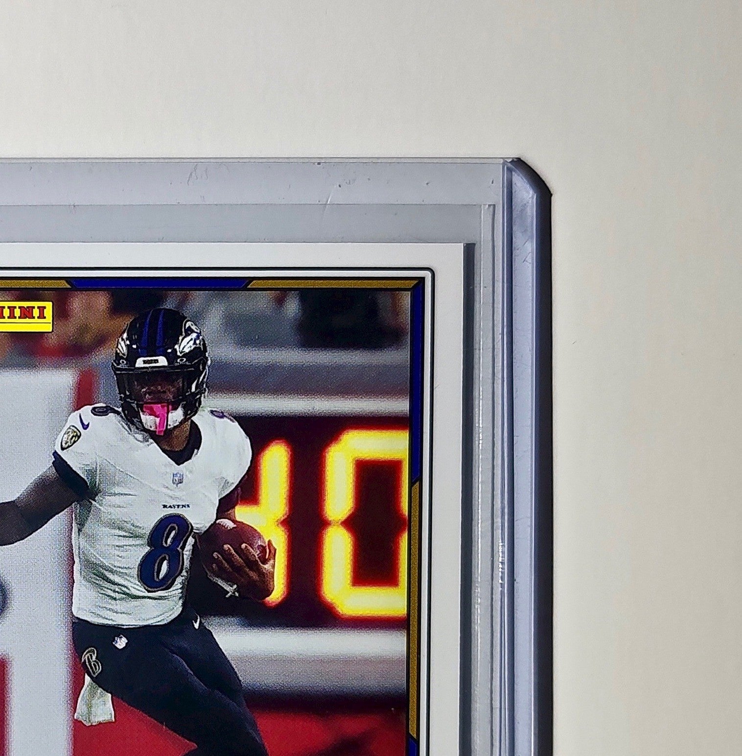 Lamar Jackson 2025 Panini NFL #38 Sticker Card Baltimore Ravens