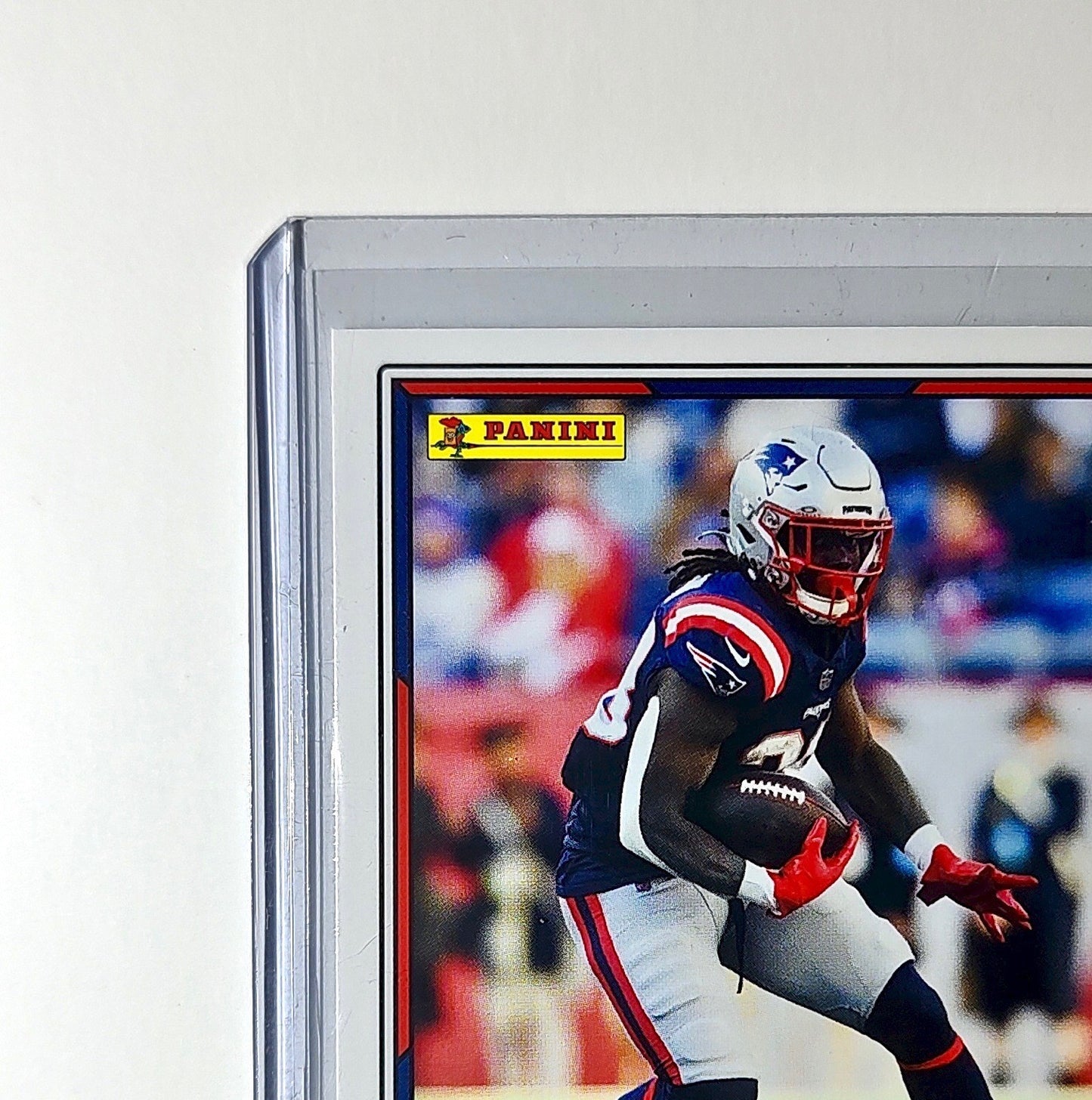 Rhamondre Stevenson 2025 Panini NFL #37 Sticker Card New England Patriots