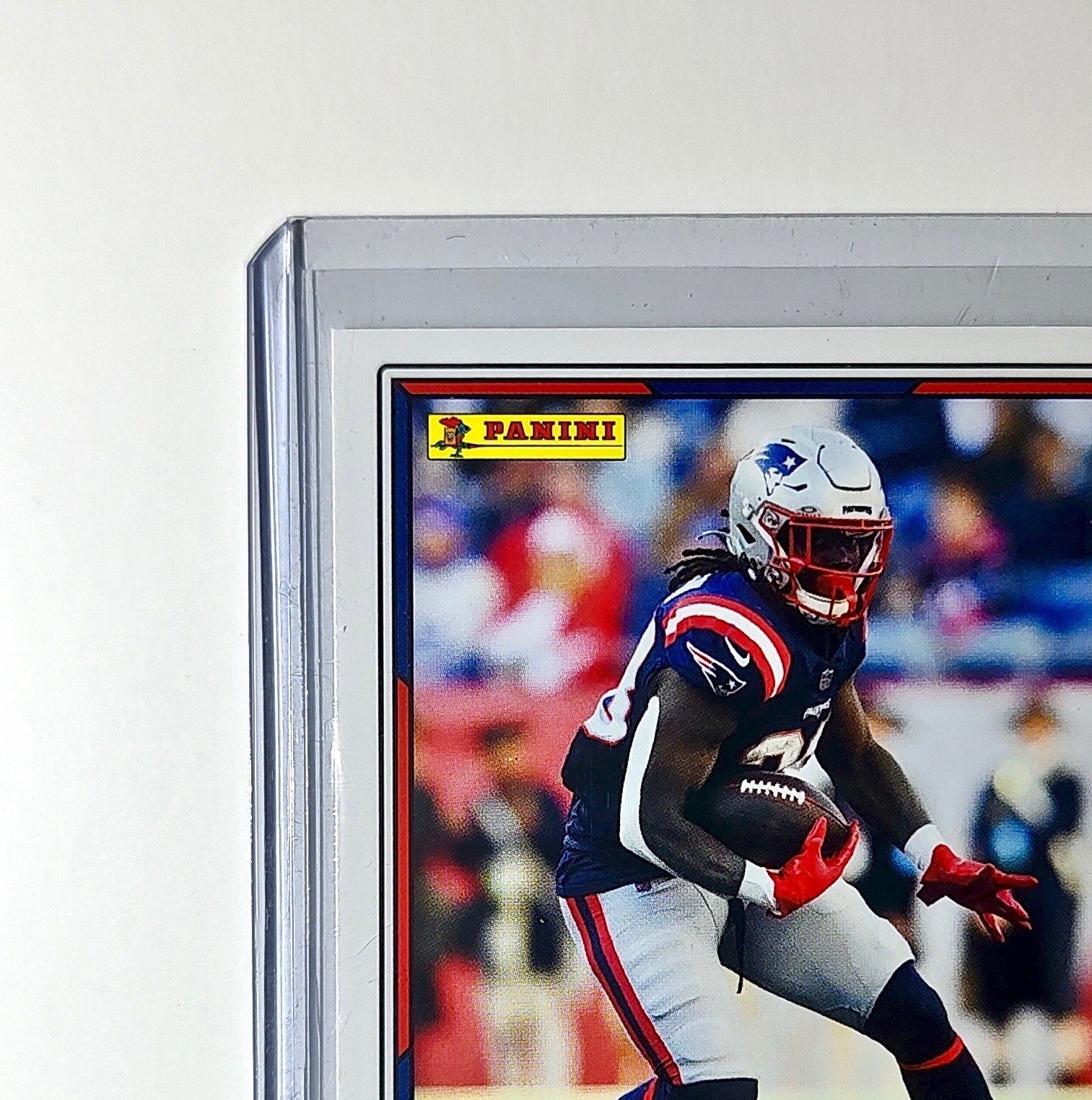Rhamondre Stevenson 2025 Panini NFL #37 Sticker Card New England Patriots