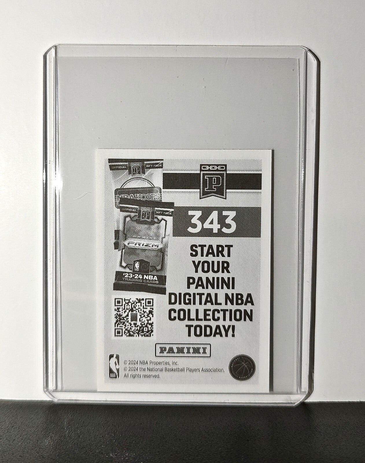 Reed Sheppard Rookie 2024-25 Panini NBA #343 Sticker Card Houston Rockets