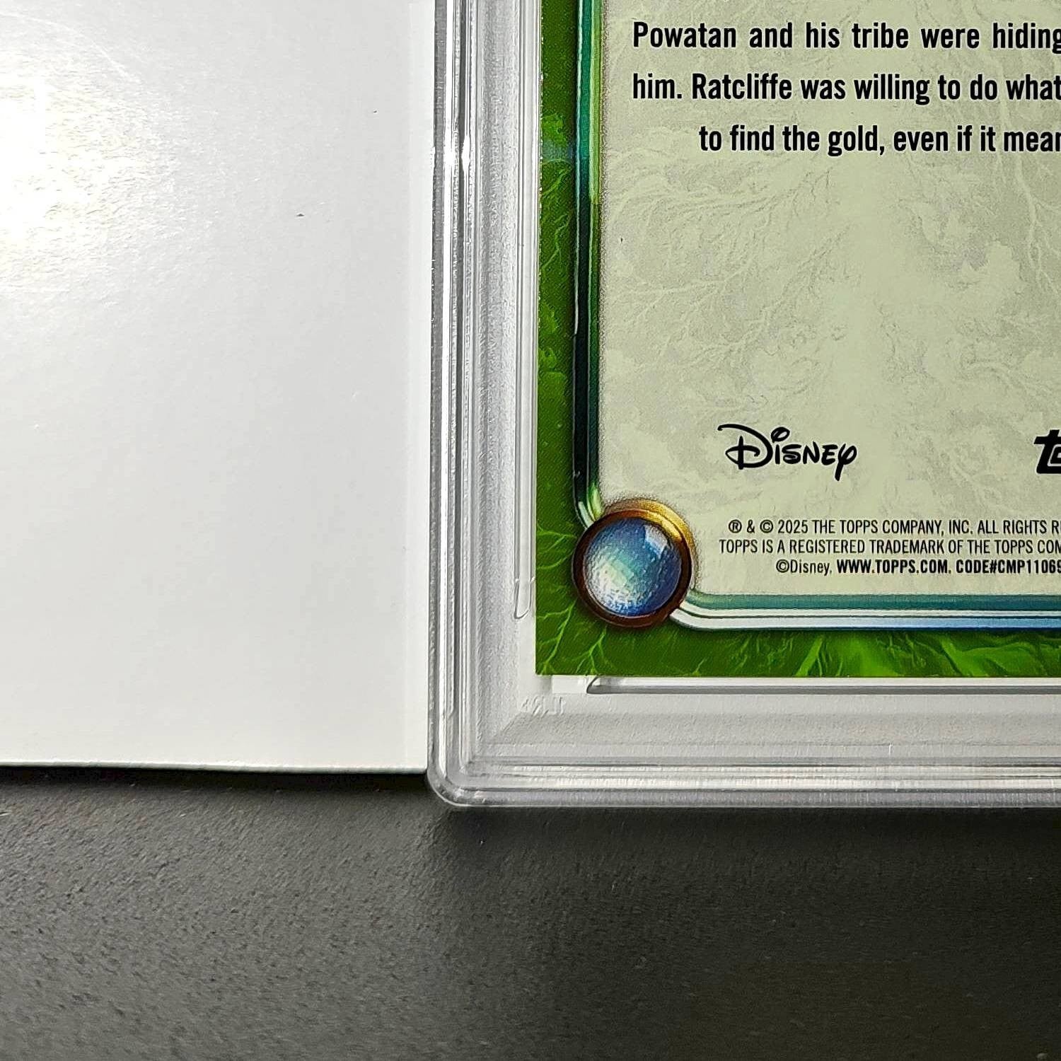 Governor Ratcliffe 2025 Topps Disney #179 Card Pocahontas PSA 8 NM-MT