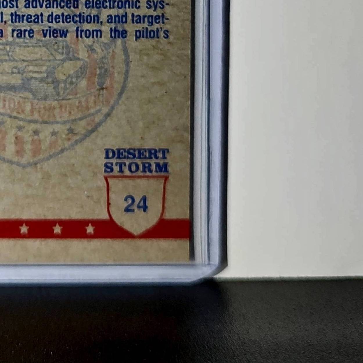 Pilot’s-Eye View 1991 Topps Desert Storm #24 Card