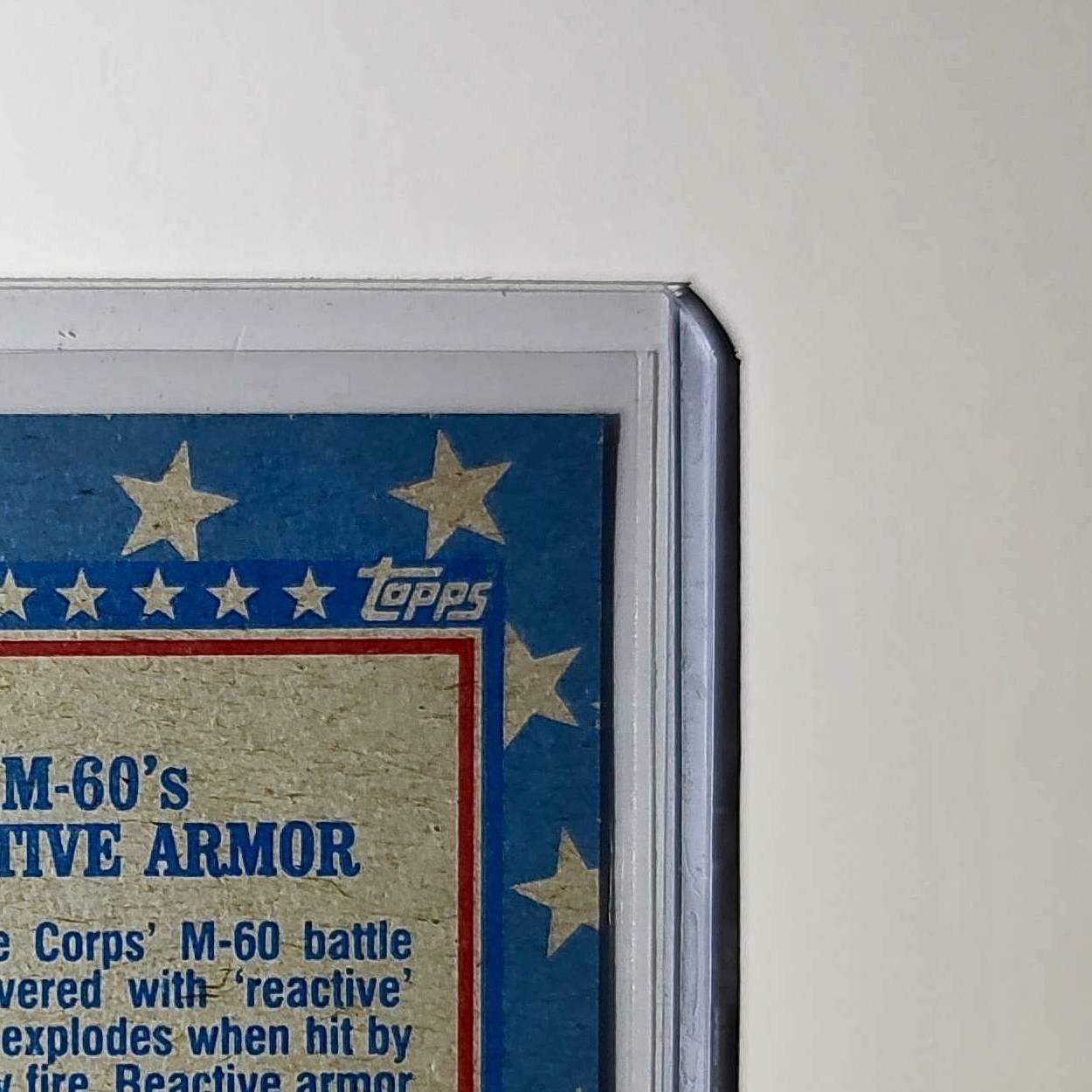 M-60 Reactive Armor 1991 Topps Desert Storm #106 Card