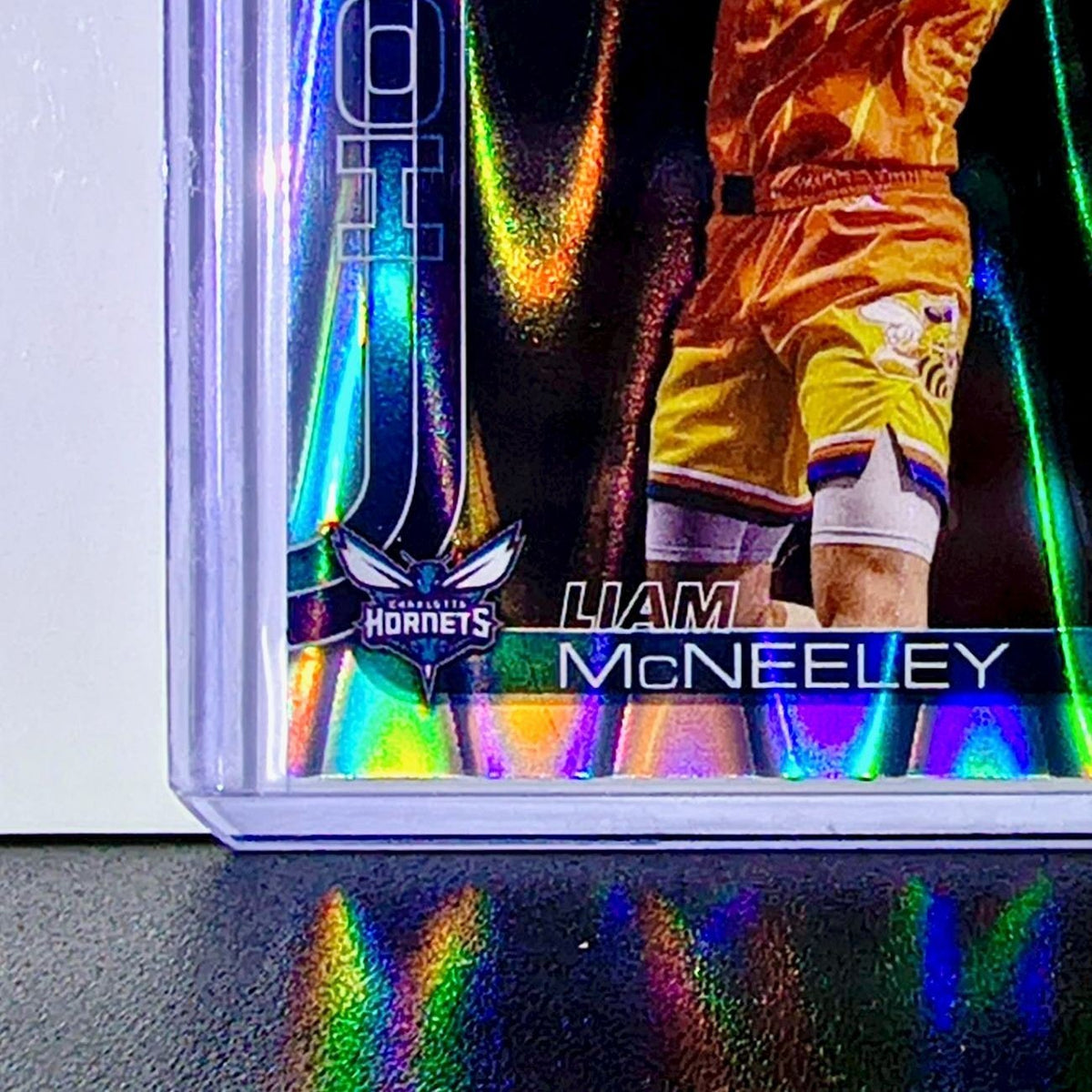 Liam McNeeley Rookie 2025-26 NBA Topps Chrome Update RayWave Refractor #179 Card